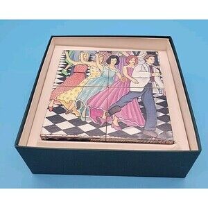 1987 - American Bandstand - Handcrafted Wooden Cube Puzzle - Lambert & Samborski